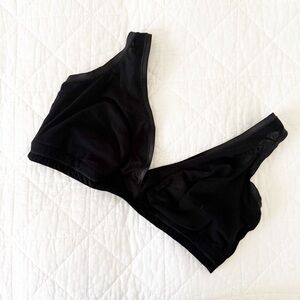 NEW Cosabella Wire Free Bra Black XL NWOT